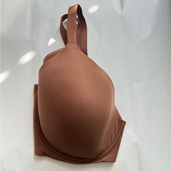 Aerie Brown SMOOTHEZ Pull On Push Up Bra Size 40DD - Picture 2 of 5